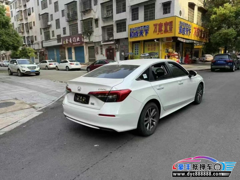 23年本田思域轿车抵押车出售