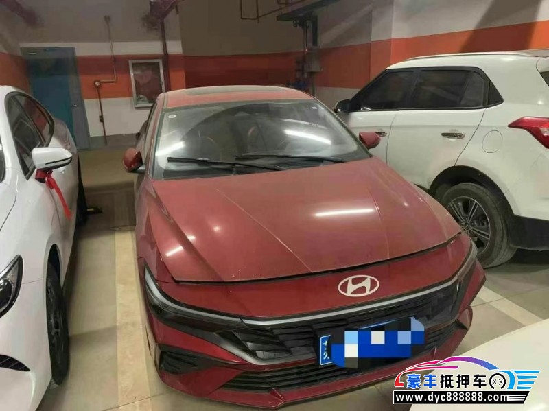 23年现代伊兰特轿车抵押车出售