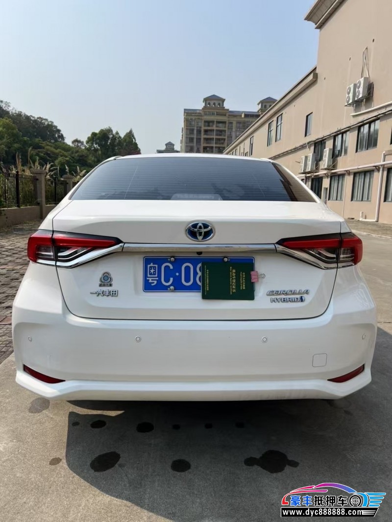 21年丰田卡罗拉轿车抵押车出售