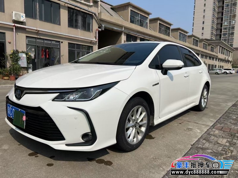 21年丰田卡罗拉轿车抵押车出售