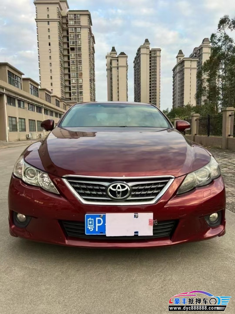 12年丰田锐志轿车抵押车出售