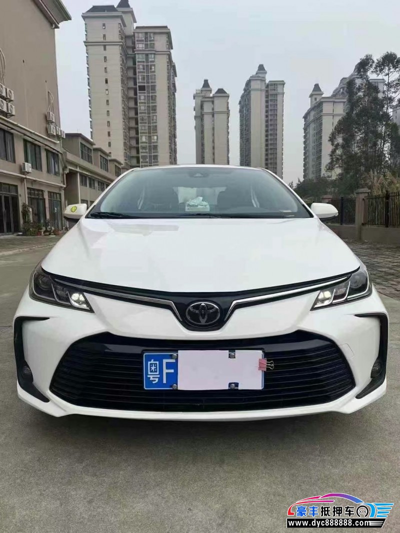 20年丰田卡罗拉轿车抵押车出售