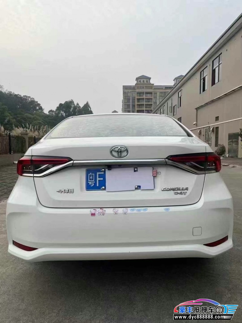 20年丰田卡罗拉轿车抵押车出售