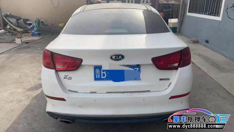 14年起亚K5轿车抵押车出售