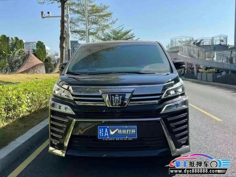 22年丰田威尔法轿车抵押车出售