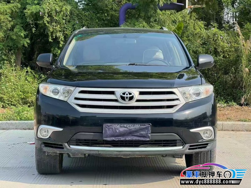 12年丰田汉兰达轿车抵押车出售