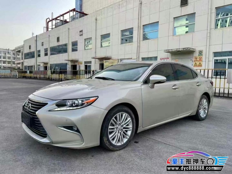 16年雷克萨斯ES轿车抵押车出售