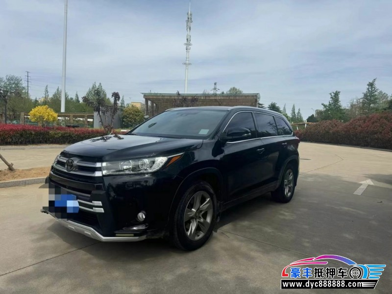 19年丰田汉兰达SUV抵押车出售