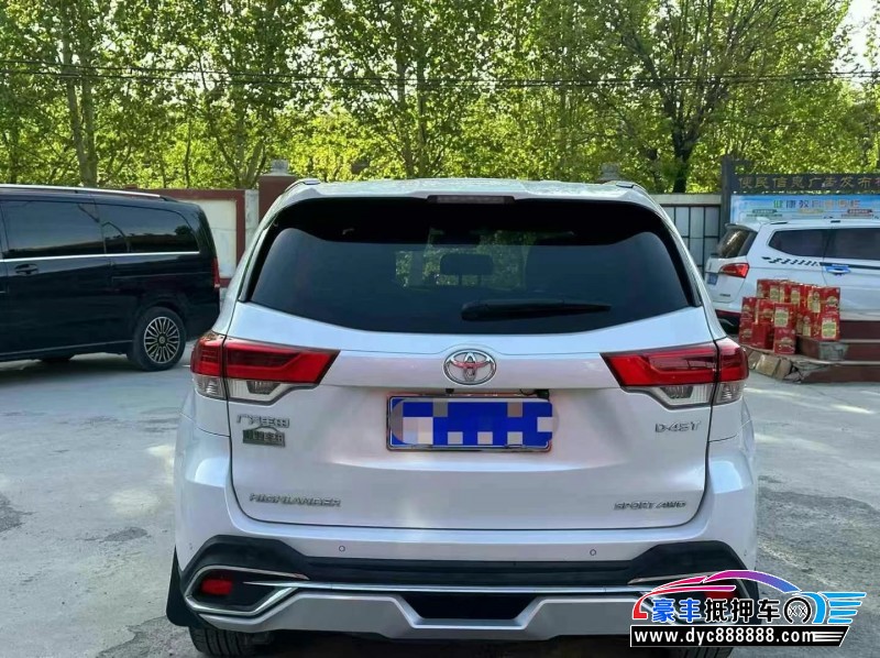 21年丰田汉兰达SUV抵押车出售