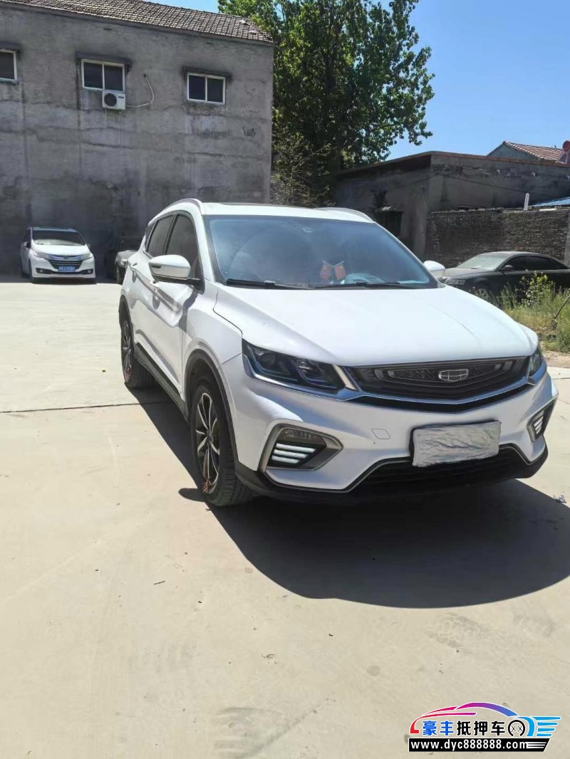 22年吉利缤越轿车抵押车出售