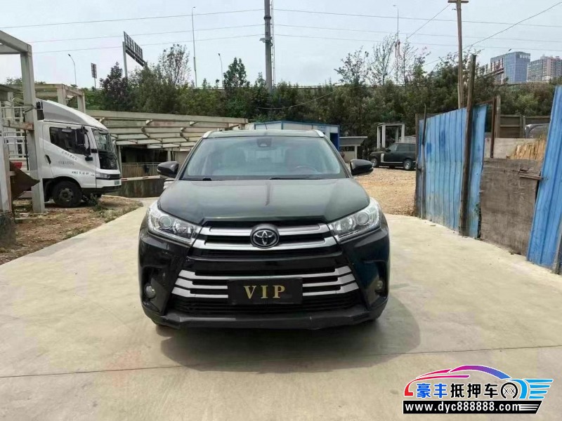 19年丰田汉兰达轿车抵押车出售