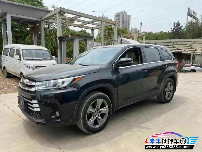 19年丰田汉兰达轿车抵押车出售