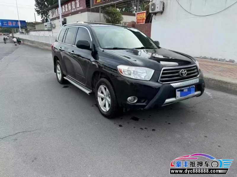 11年丰田汉兰达轿车抵押车出售