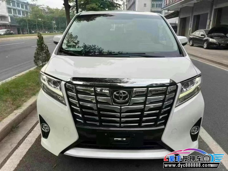 17年丰田埃尔法轿车抵押车出售