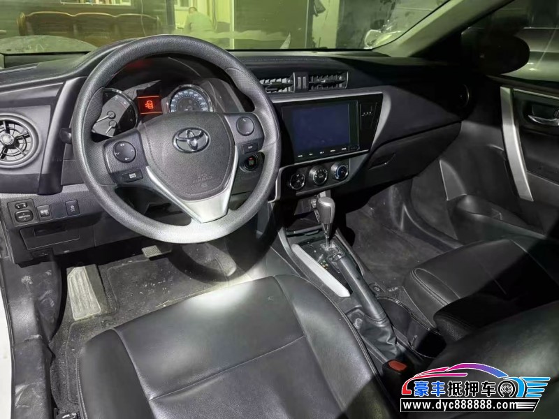 19年丰田卡罗拉轿车抵押车出售