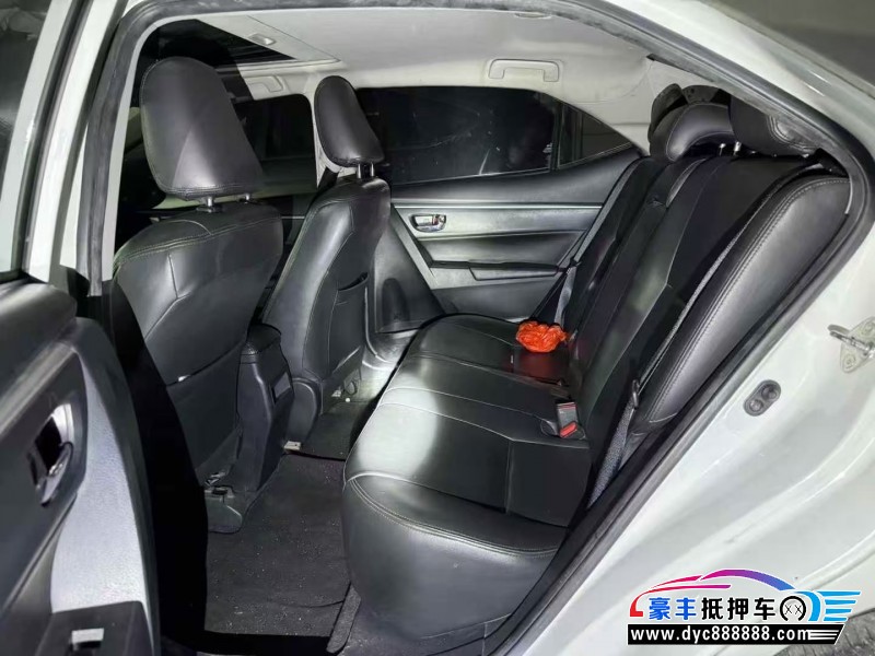 19年丰田卡罗拉轿车抵押车出售