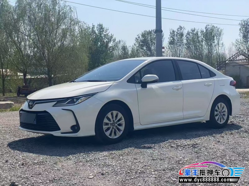 22年丰田卡罗拉轿车抵押车出售