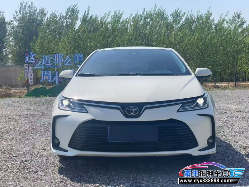 22年丰田卡罗拉轿车抵押车出售