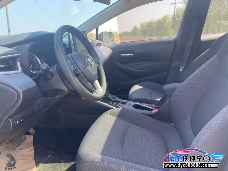 22年丰田卡罗拉轿车抵押车出售