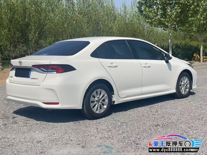 22年丰田卡罗拉轿车抵押车出售