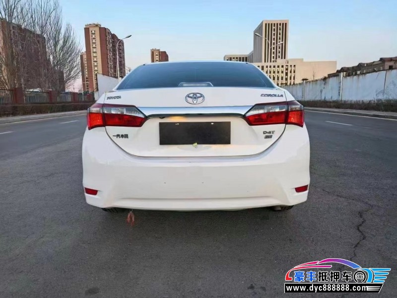 19年丰田卡罗拉轿车抵押车出售