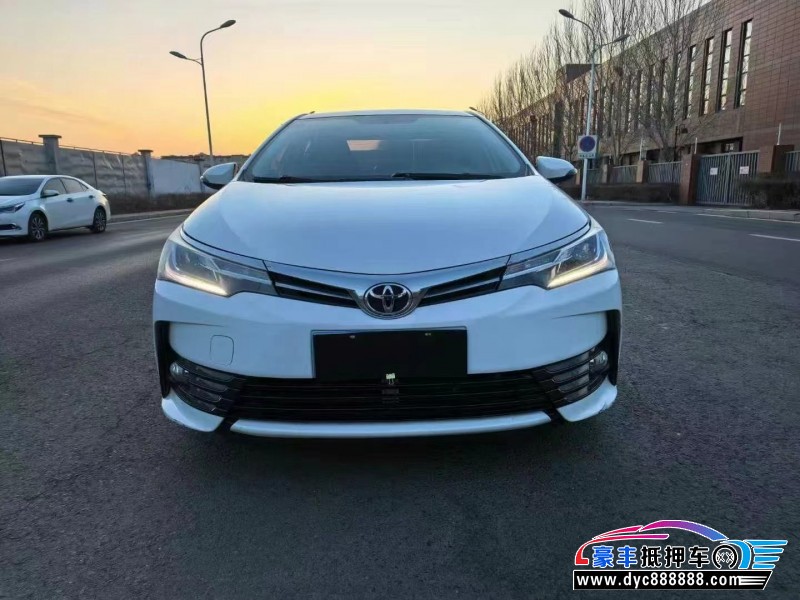 19年丰田卡罗拉轿车抵押车出售