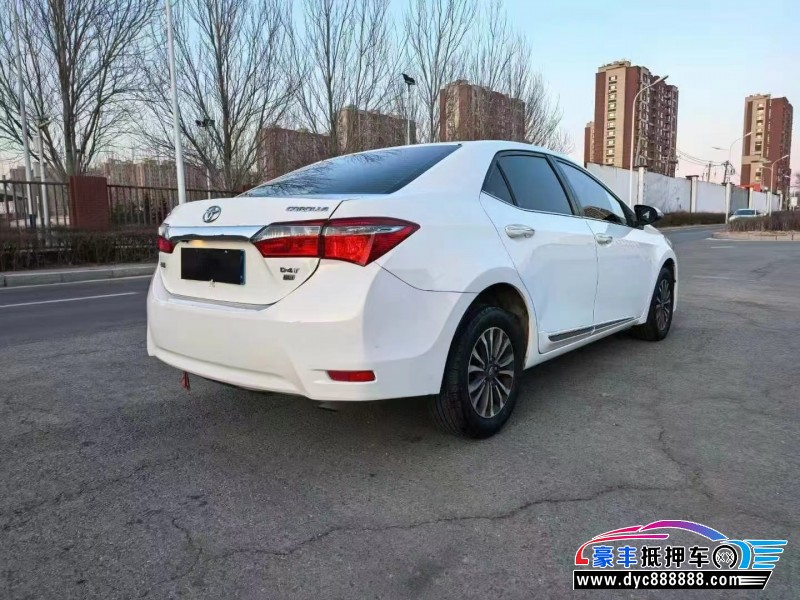 19年丰田卡罗拉轿车抵押车出售