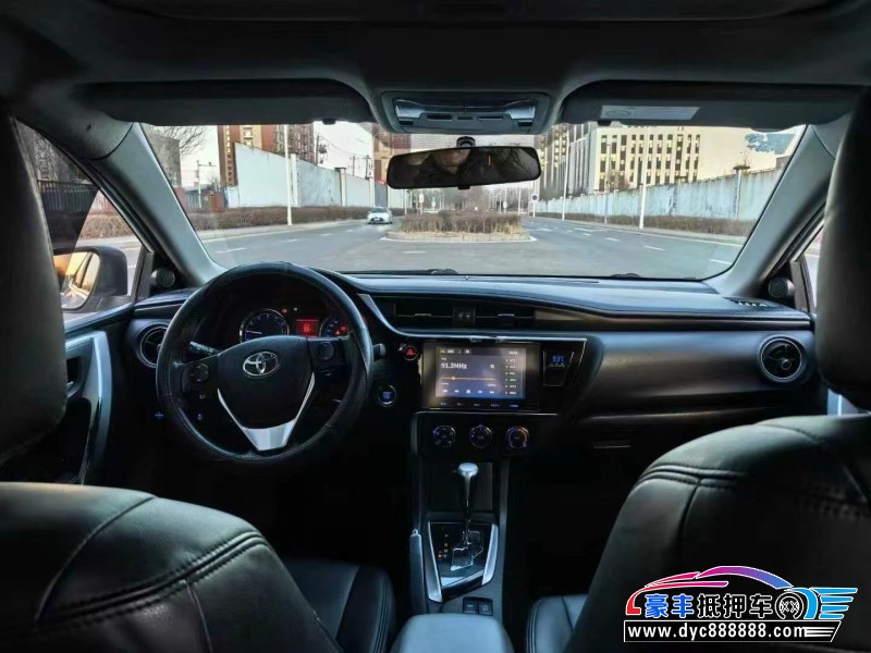 19年丰田卡罗拉轿车抵押车出售