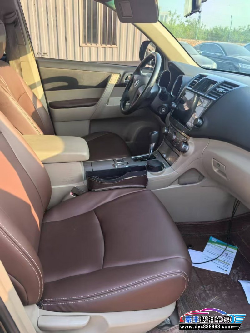 14年丰田汉兰达SUV抵押车出售