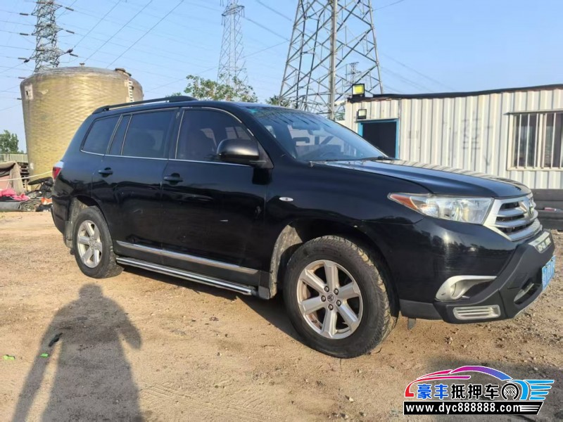 14年丰田汉兰达SUV抵押车出售