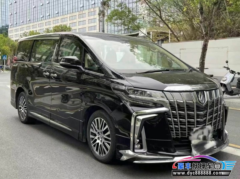 16年丰田埃尔法轿车抵押车出售