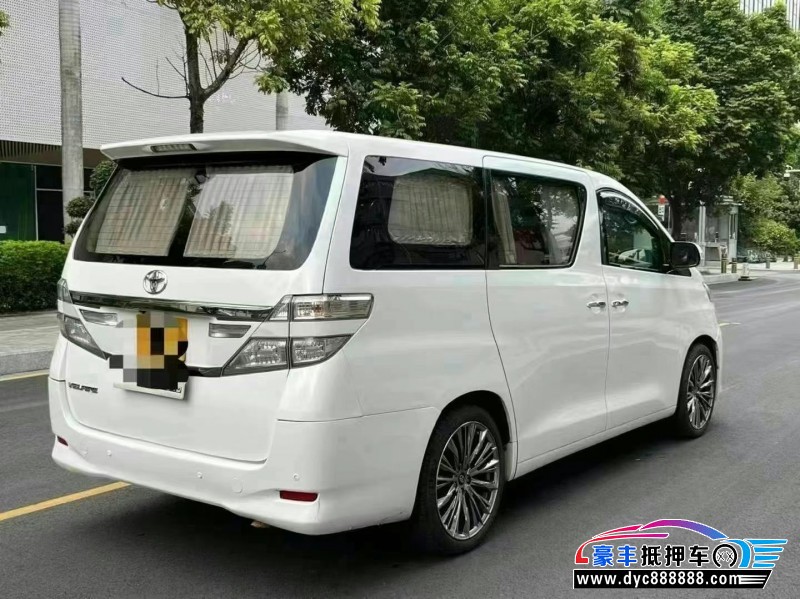 13年丰田威尔法轿车抵押车出售