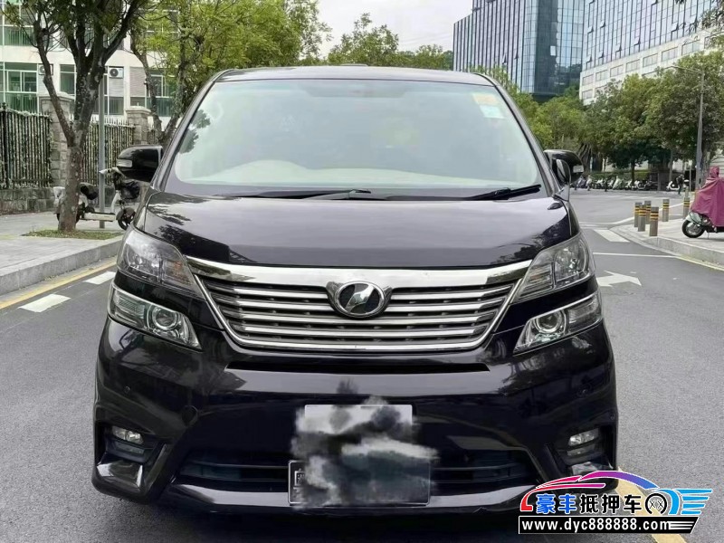 14年丰田威尔法轿车抵押车出售