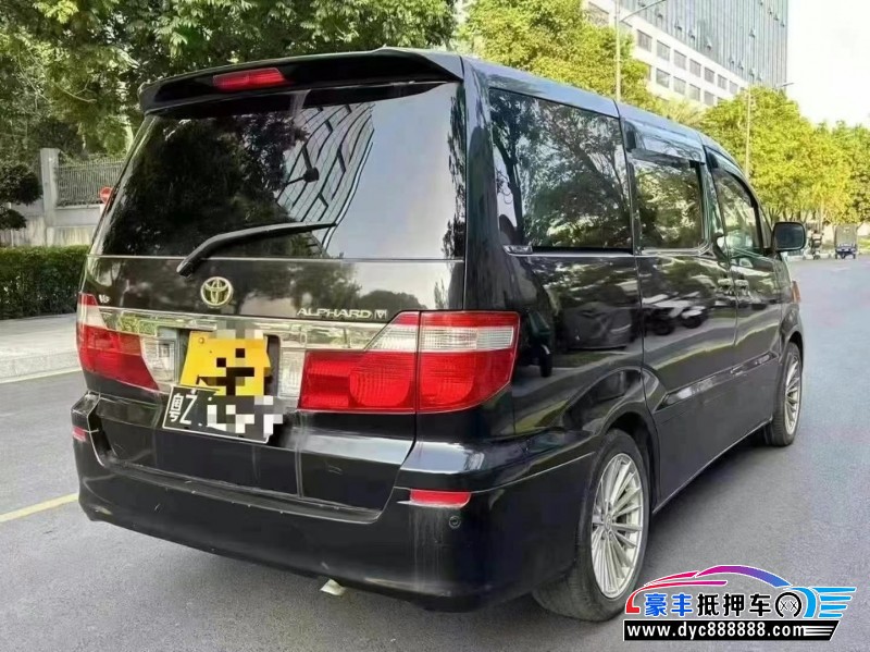 10年丰田埃尔法轿车抵押车出售