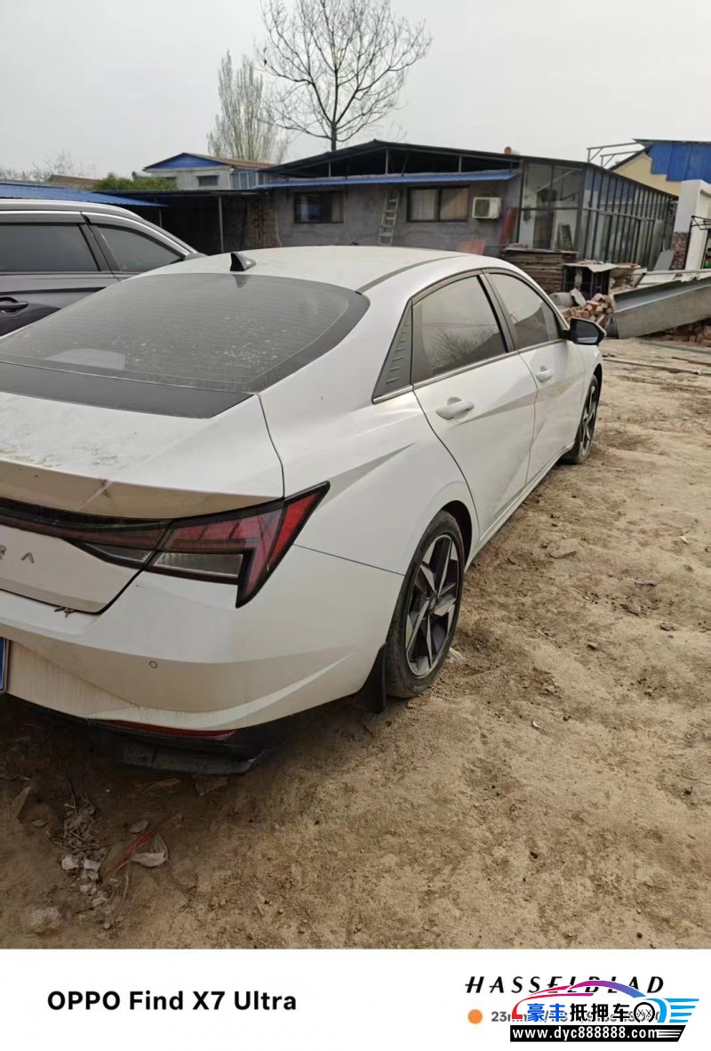 21年现代伊兰特轿车抵押车出售