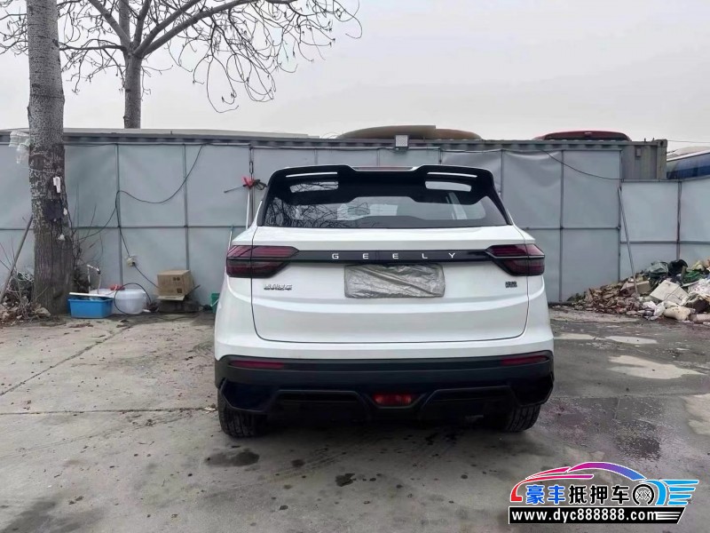 24年吉利缤越轿车抵押车出售