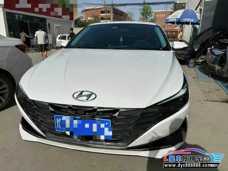 22年现代伊兰特轿车抵押车出售