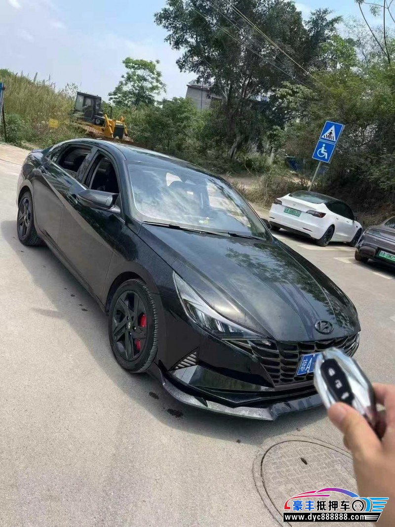 23年现代伊兰特轿车抵押车出售