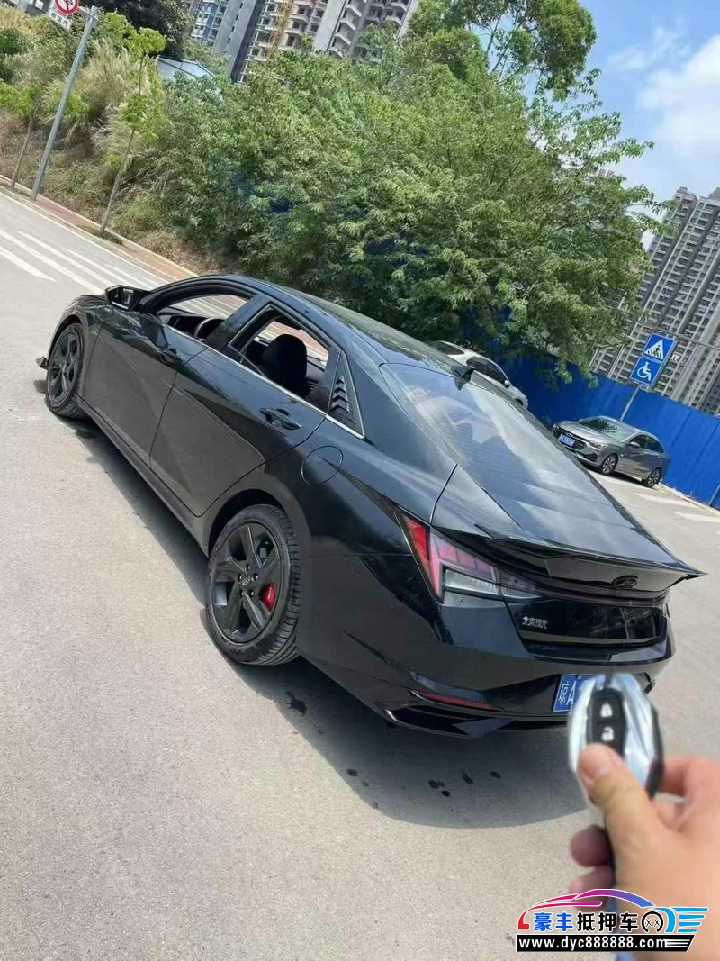 23年现代伊兰特轿车抵押车出售