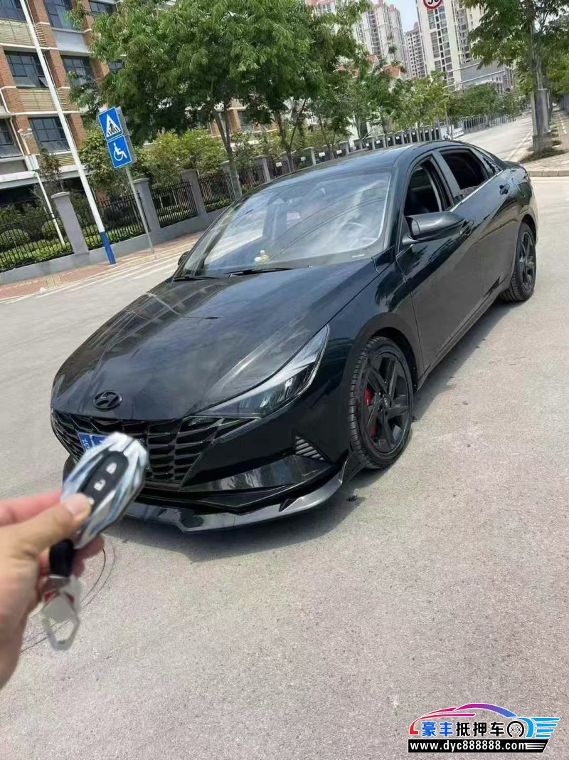 23年现代伊兰特轿车抵押车出售