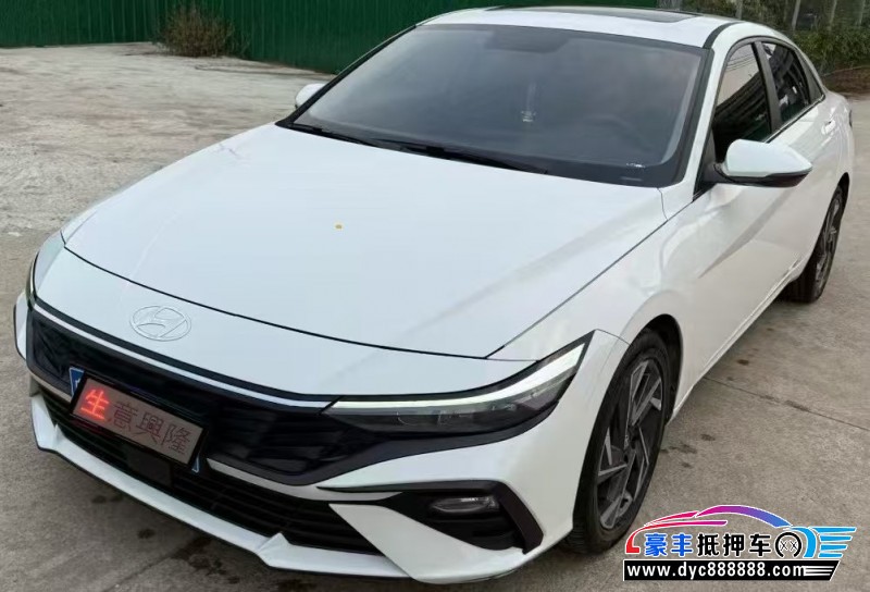 23年现代伊兰特轿车抵押车出售