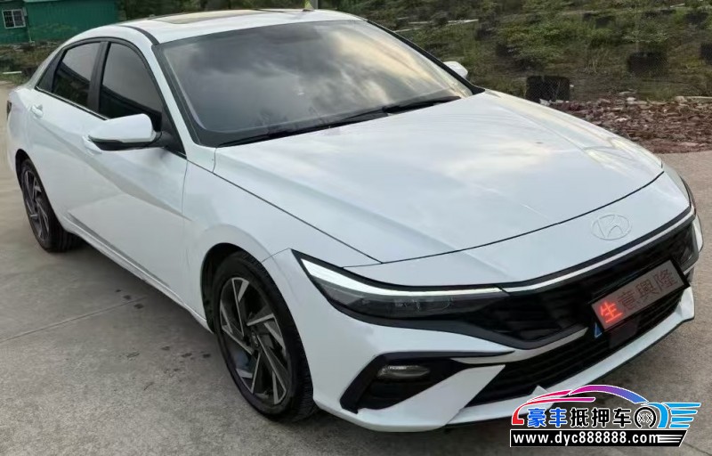 23年现代伊兰特轿车抵押车出售