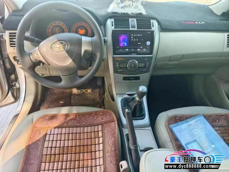 10年丰田卡罗拉轿车抵押车出售