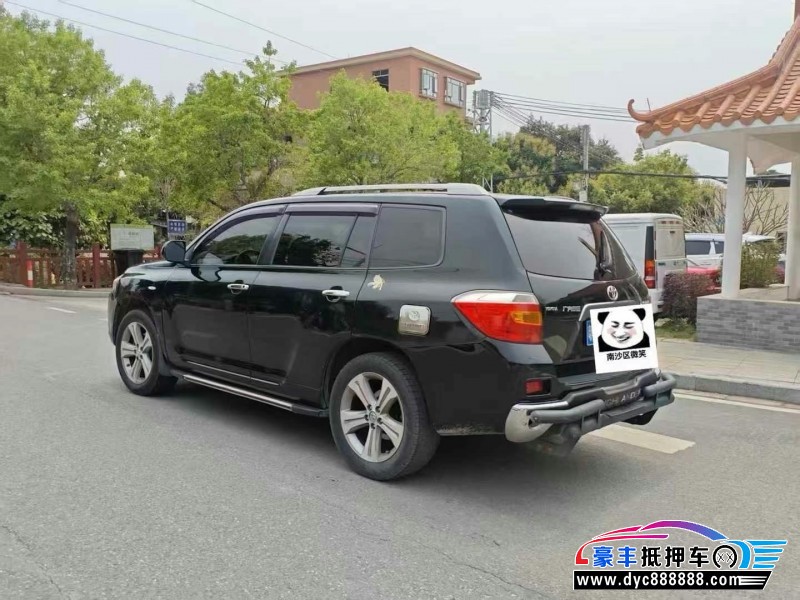 11年丰田汉兰达轿车抵押车出售