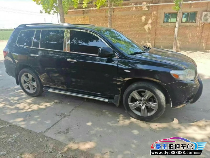 11年丰田汉兰达轿车抵押车出售