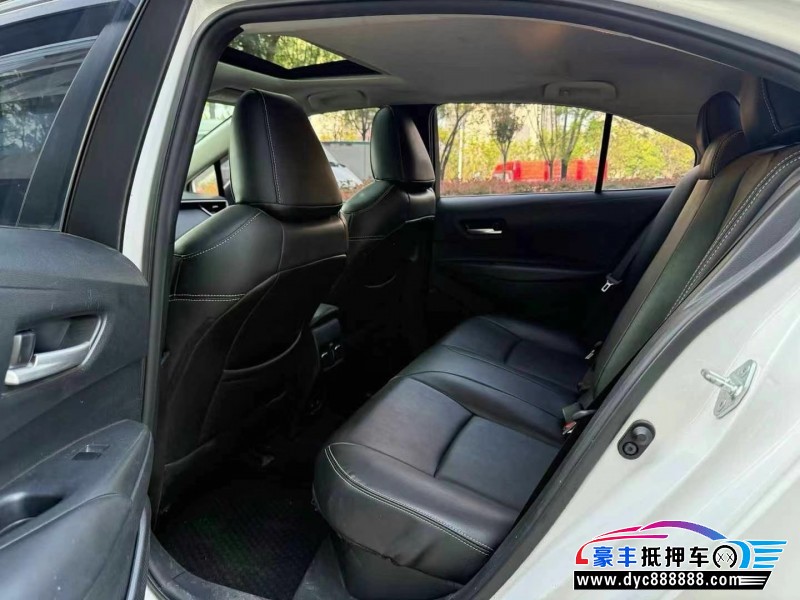 22年丰田卡罗拉轿车抵押车出售