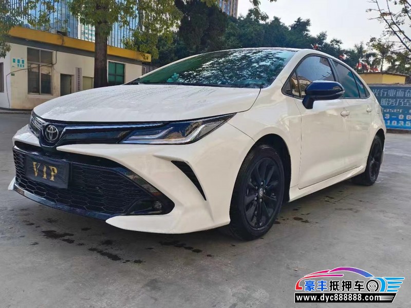 23年丰田卡罗拉轿车抵押车出售