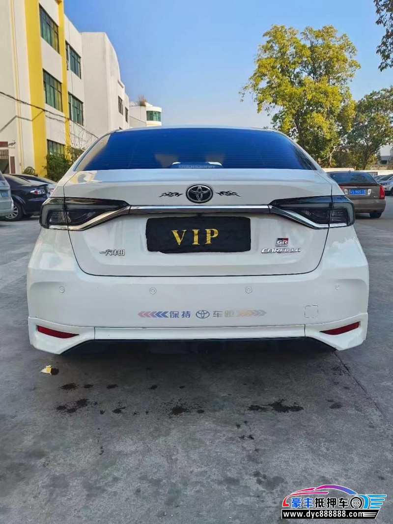 23年丰田卡罗拉轿车抵押车出售