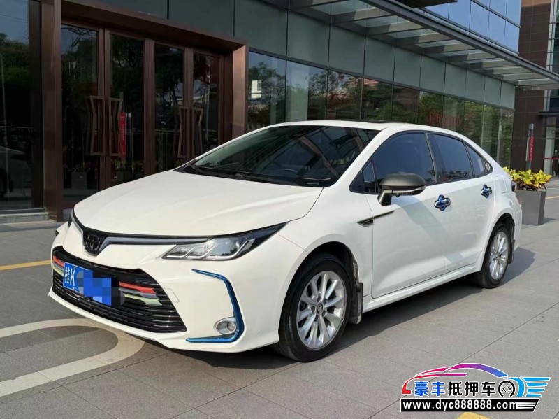 21年丰田卡罗拉轿车抵押车出售