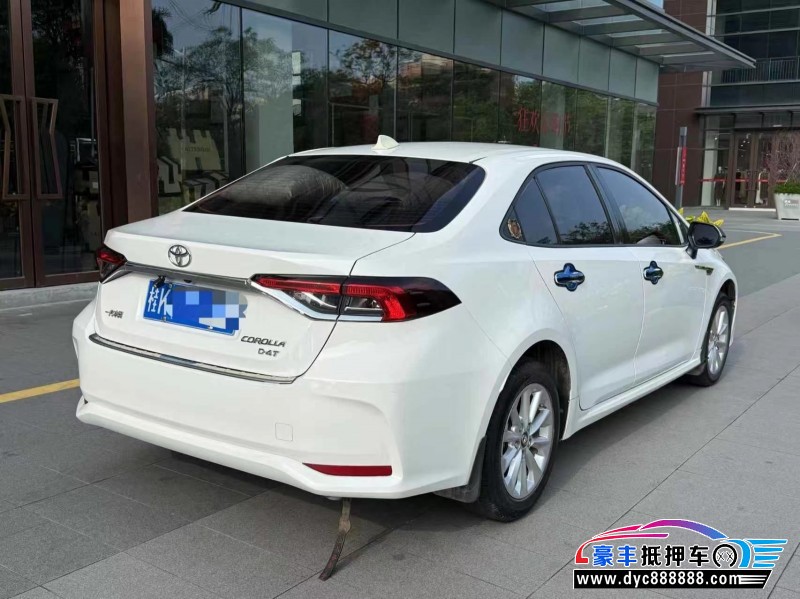 21年丰田卡罗拉轿车抵押车出售